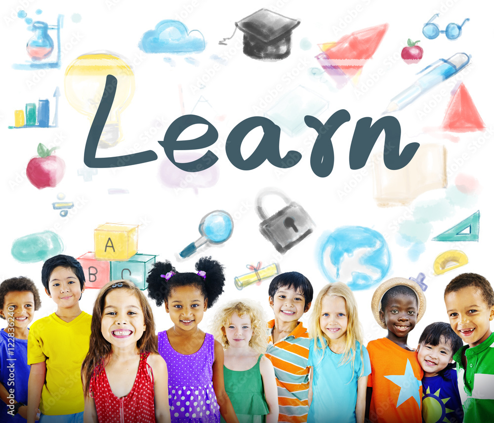 Sticker learn education learning progress improvement concept