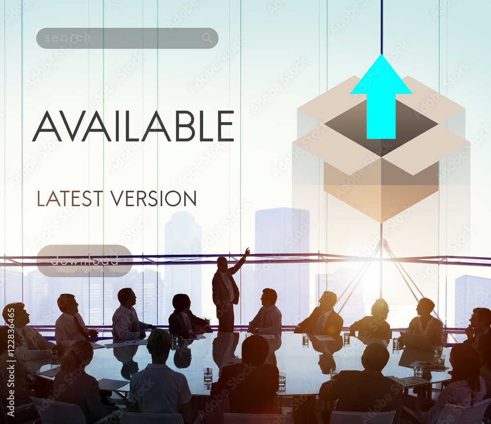 Aufkleber upgrade update new version better graphics concept