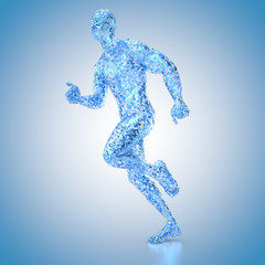 der digitale Mensch in Bewegung