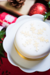 Christmas rich fruit cake