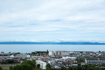 Fototapeta na wymiar 琵琶湖周辺の風景