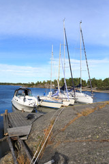 Sail boats in Sandhamn Sweden
