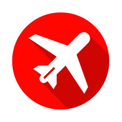 Obraz premium Long Shadow Flugzeug