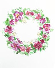 fiori cornice sfondo © Artistic Memory