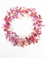 fiori cornice sfondo © Kateryna Kovarzh