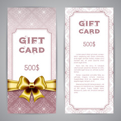 Gift card template