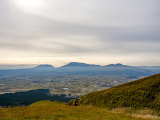 Fototapeta premium 阿蘇五岳 大観峰