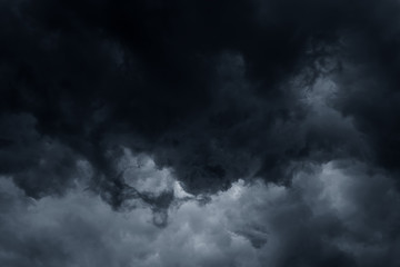 Stormy rain clouds background