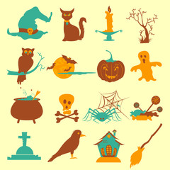 Happy Halloween scary object