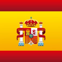 flag classic icon of Spanish culture vector illustration design