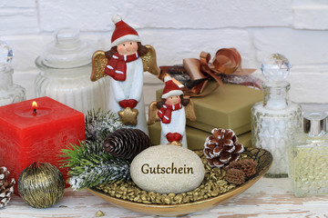 Wellness Gutschein zu Weihachten schenken