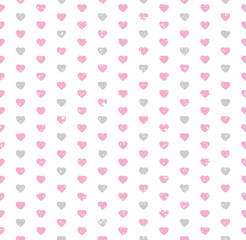 pink seamless heart pattern