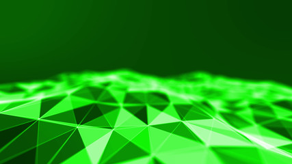 Obraz premium fire abstact green background . Explosion color