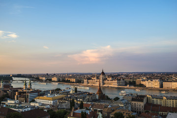 Fototapeta premium View from Budapest, Hungary