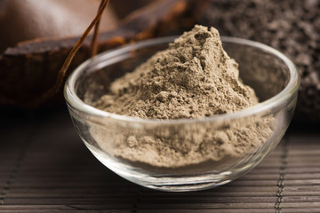 Homemade body peeling with sugar, olive oil and face mask