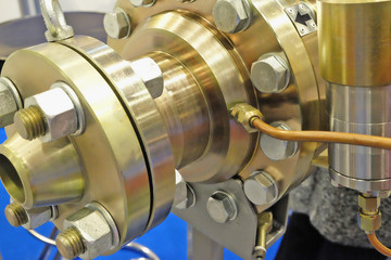 fragment of equipment for extraction and transportation of oil and gas