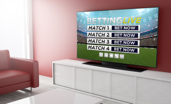 Television smart sports live betting