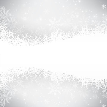 Christmas snowflake and starlight abstract bakcground vector ill
