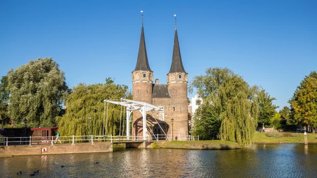 Delft bridge water bike
