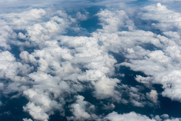 Blue sky with clouds