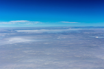 Blue sky with clouds