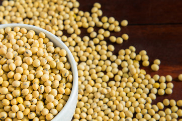 soybeans in cup