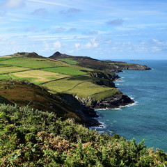 landscape along the pembrokeshire coastal path