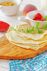 Egg less crepes