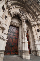 Red Cathedral Door Entrance