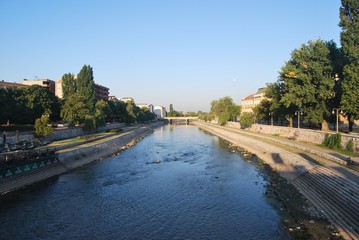 Nišava River in Niš