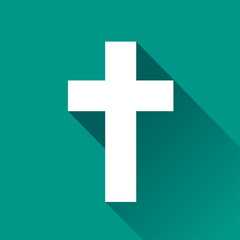 Obraz premium religious cross icon design
