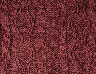 Woolen knitting background