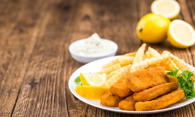 Fish Fingers (selective focus)