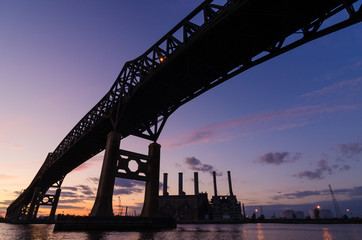 Bridge Silhouette sunset