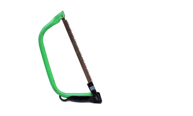 saw Old isolated on white background.