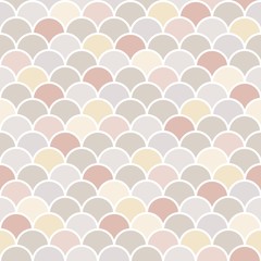Moroccan seamless pattern, geometric background, fish scale tiles with line
