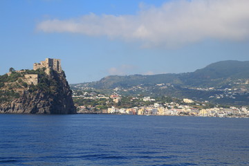 Fototapeta na wymiar Aragonese castle, Ischia, Italy