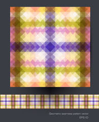 Obraz premium Seamless geometric patterns. Vector file. Polygon ( polygonal ), triangle pattern shapes. Abstract Mosaic pattern background for your content, banner, template, network and web design 