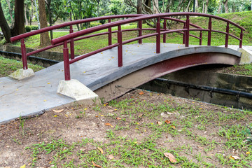 Small bridge in the park