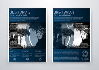 Fototapeta na wymiar brochure design template vector flyer