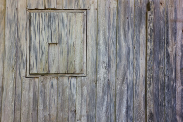 Old wood window wall.