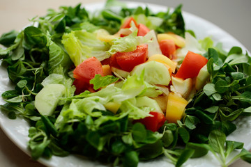 Fresh vegetables mix