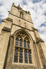 Fototapeta na wymiar Corsham parish church in , Cotswolds, UK