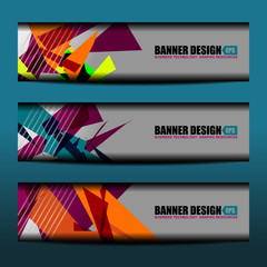 Business Banners Background Design, vector illustration