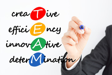 Team business concept acronym 


