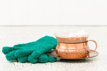 Hot Chocolate Green Gloves