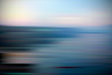 Obraz premium Landscape sky, sea, beach blur