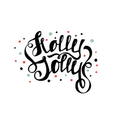 Obraz premium Hand drawn holiday lettering. Christmas collection of unique lettering for greeting cards, stationary, gift tags, scrapbooking, flyers, invitations. Vector Trendy xmas design elements.