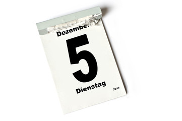 5. Dezember 2017