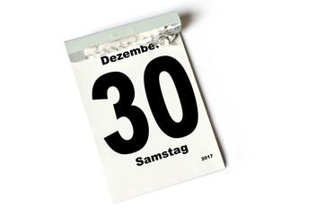 30. Dezember 2017